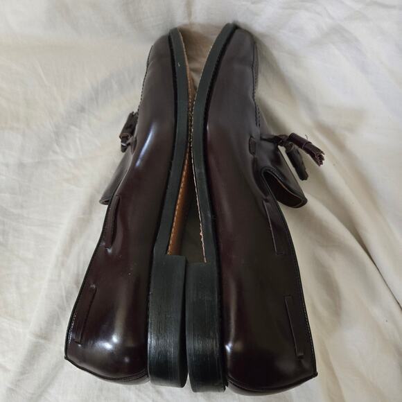 Allen Edmonds Men's Size 14 AA Grayson Tassel Loafers Cordovan Burgundy - Picture 6 of 10